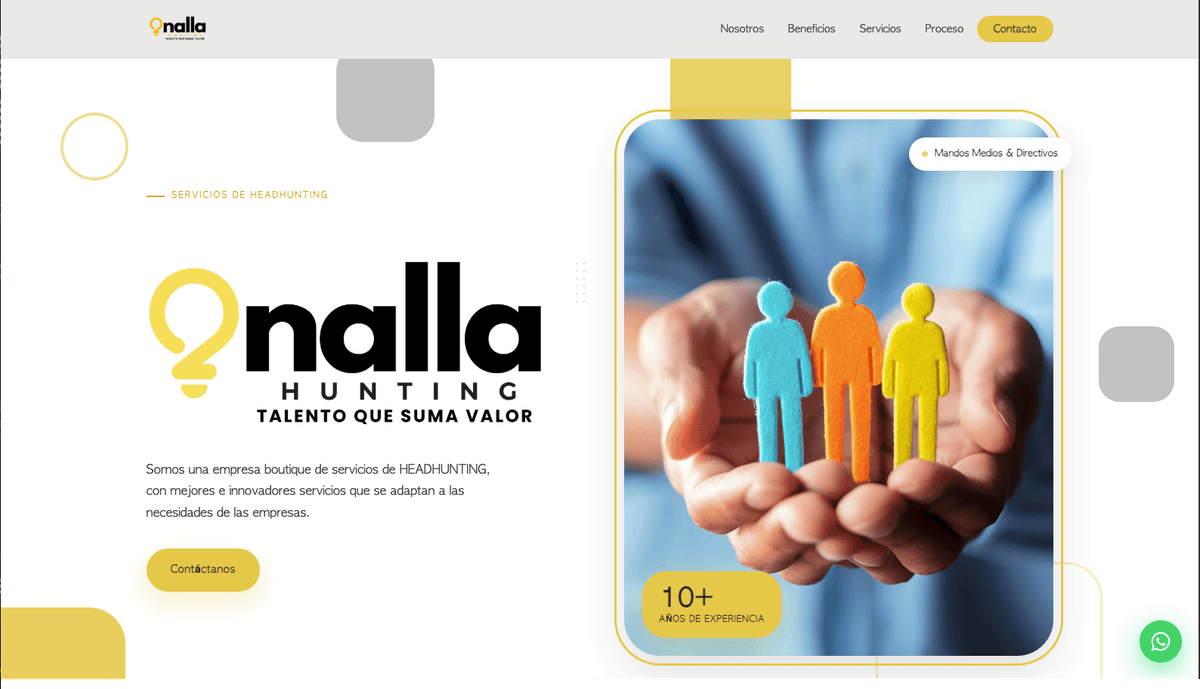 Nalla Hunting — Sitio Corporativo